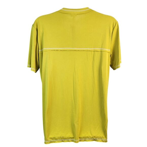 NEW POL Relaxed Fit Green T-Shirt | V-Neck Pocket Silky Comfy | Oversized Small - Picture 7 of 14